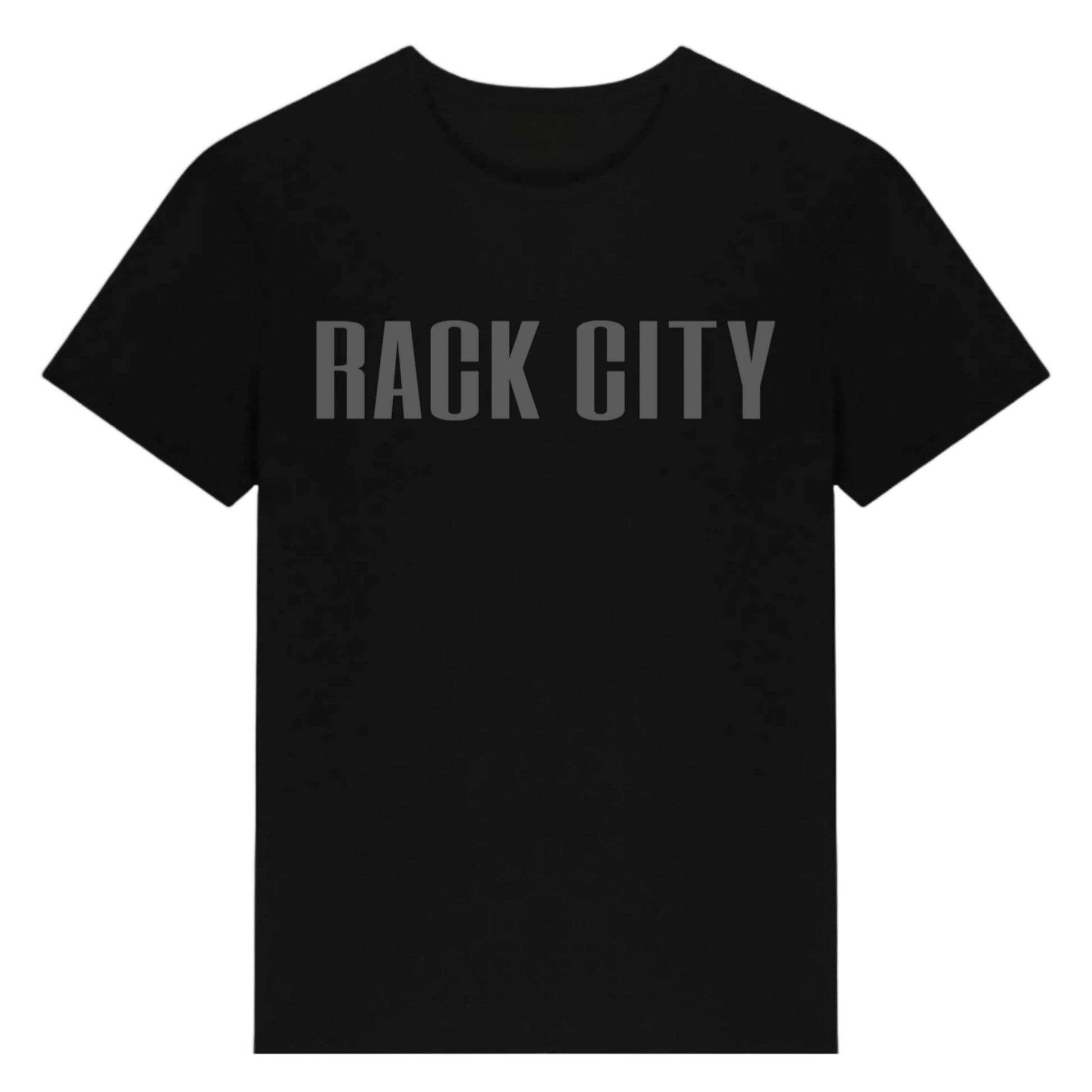 Rack City Reflective Black T Shirt R Design
